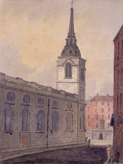 San Benet Gracechurch, Londres, c. 1810 de William Pearson