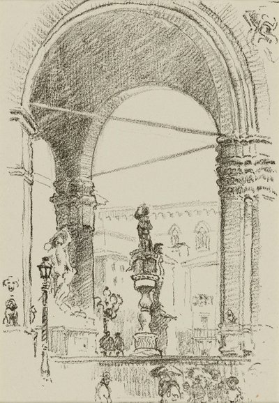 Loggia dei Lanzi de William Penhallow Henderson