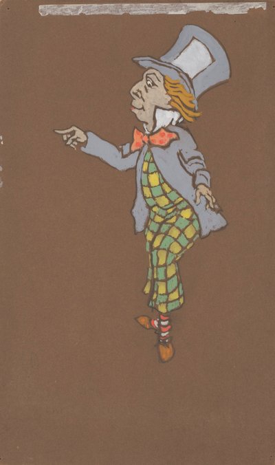Sombrerero Loco (diseño de vestuario para Alicia en el País de las Maravillas, 1915) de William Penhallow Henderson