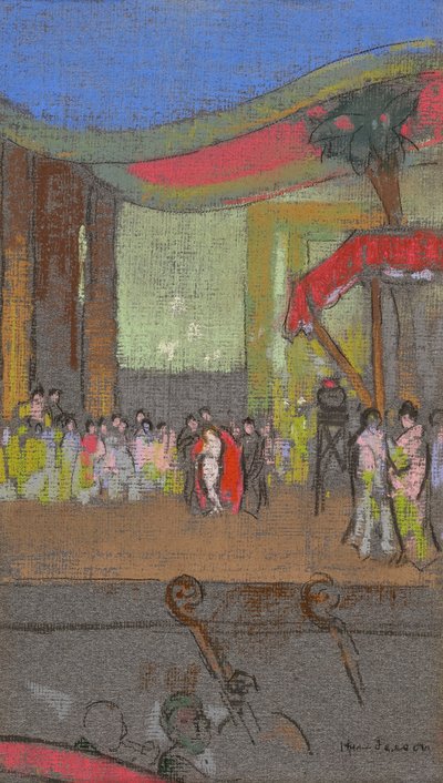 Escenografía para ópera de William Penhallow Henderson