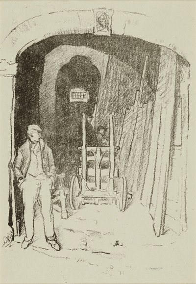 El aserrador de madera de William Penhallow Henderson