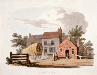 Kensington Turnpike, Londres, c. 1810 de William Pickett