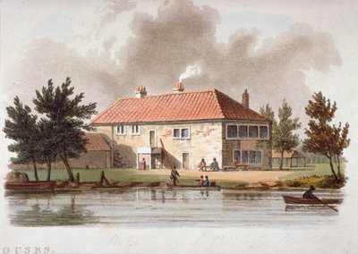 La Taberna Mitre en el Canal de Paddington, Londres, c. 1810 de William Pickett