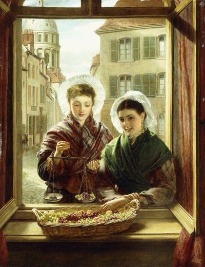En mi ventana, Boulogne, 1872 de William Powell Frith