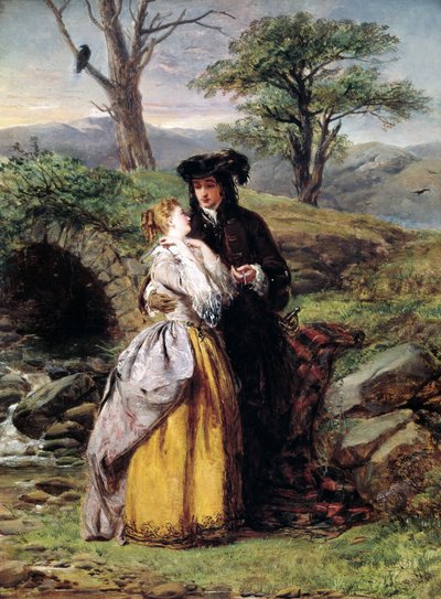 La novia de Lammermoor, inspirada en la ópera de Gaetano Donizetti de William Powell Frith