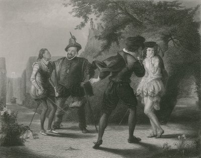 El duelo, Noche de Reyes de William Powell Frith