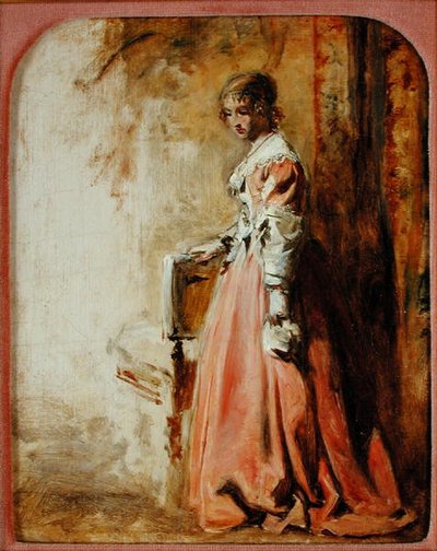 El Vestido Rosa de William Powell Frith
