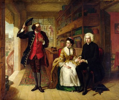 El pulso, el esposo, 1869 de William Powell Frith