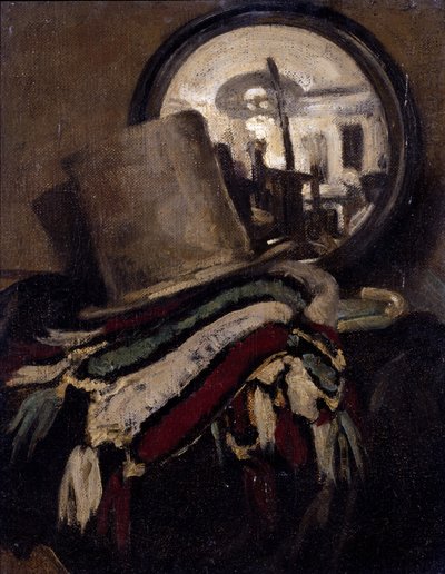 El sombrero de James Pryde, c.1893-98 (óleo sobre tabla) de William and Pryde James Nicholson