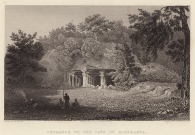 Entrada a la Cueva de Elefanta de William Purser