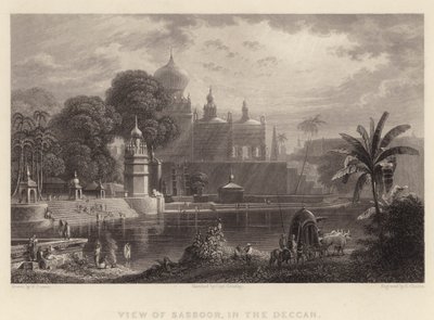 Vista de Sassoor, en el Decán de William Purser