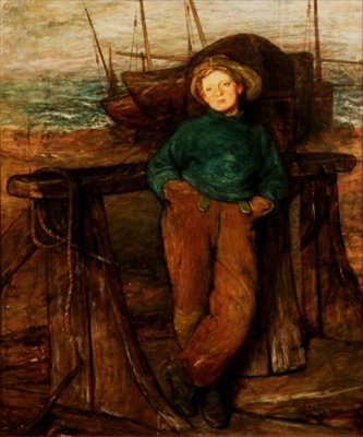 Un niño pescador de William Quiller Orchardson