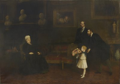 Cuatro generaciones: La reina Victoria y sus descendientes de William Quiller Orchardson