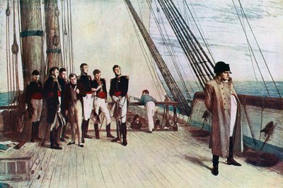 Napoleón a bordo del Bellerophon, 1815, 1880 de William Quiller Orchardson