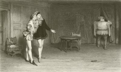 Príncipe Enrique Poins y Falstaff de William Quiller Orchardson