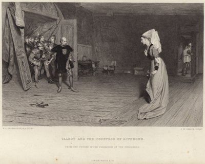 Talbot y la Condesa de Auvergne de William Quiller Orchardson