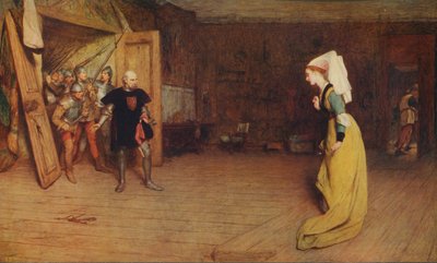 Talbot y la condesa de Auvergne, 1875, c1915 de William Quiller Orchardson