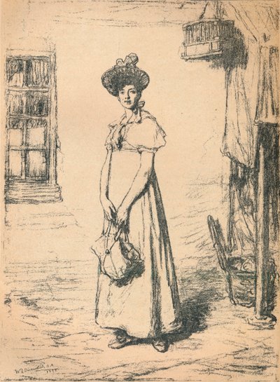 Estudio de la joven ama de casa, c. 1878 de William Quiller Orchardson