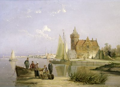 La Casa de Vraag, en el Amstel, Ámsterdam de William R. Dommersen