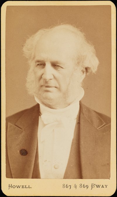 Cornelius Vanderbilt, c.1870-77 (impresión a la albúmina) de William R. Howell