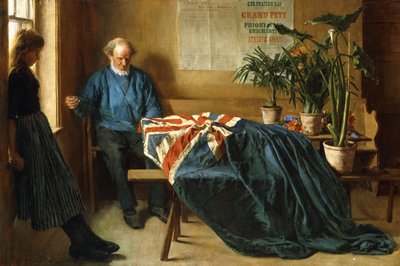 Preparación para el Día de la Coronación, Chichester, c.1902 de William Rainey