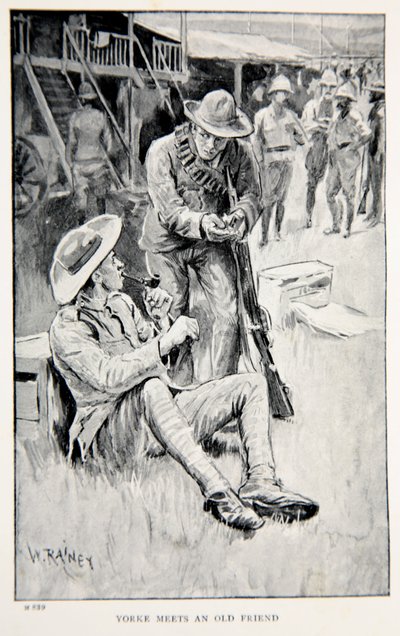 Yorke se encuentra con un viejo amigo, una ilustración de 