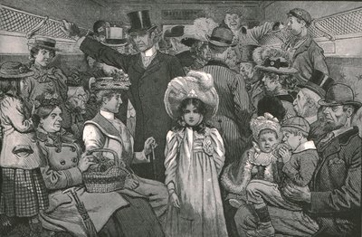 Viniendo a ver la procesión de coronación, 1902 de William Ralston