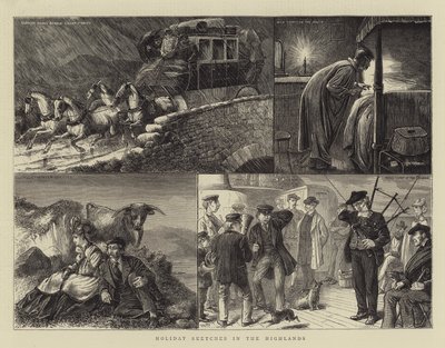 Bocetos de vacaciones en las Tierras Altas de William Ralston