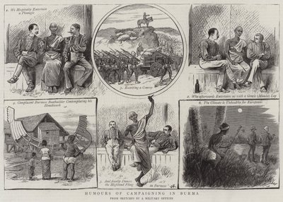 Humores de la campaña en Birmania de William Ralston