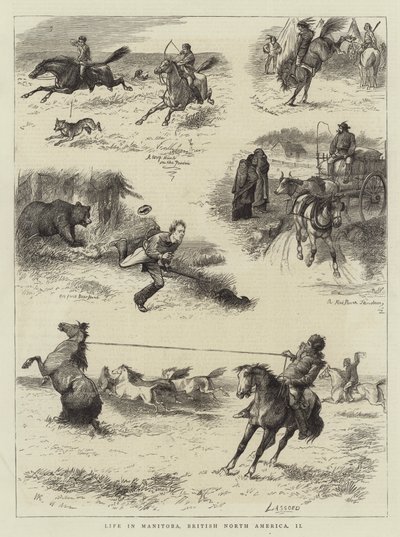 Vida en Manitoba, América del Norte Británica, II de William Ralston