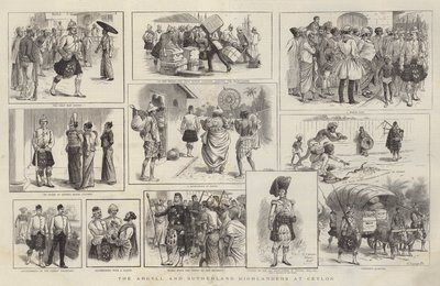 Los Argyll y Sutherland Highlanders en Ceilán de William Ralston