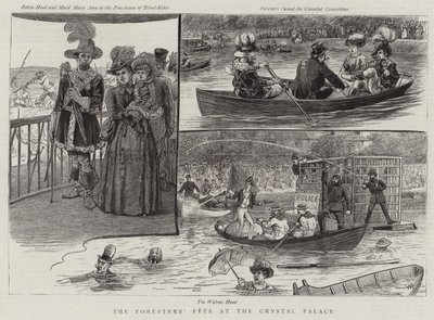 La fiesta de los guardabosques en el Crystal Palace de William Ralston