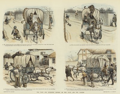 La verdadera y divertida historia del tigre y el transportista (cromolitografía) de William Ralston