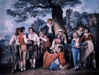 La Viuda del Soldado, o La Colección de los Escolares de William Redmore (after) Bigg