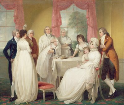 Bautizo del Heredero, c.1799 de William Redmore Bigg