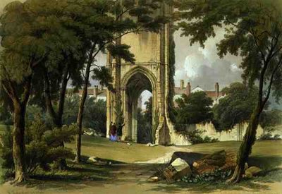 Grey Friars, Richmond, vista de la torre, de 