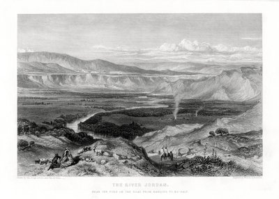 El río Jordán, 1887 de William Richardson