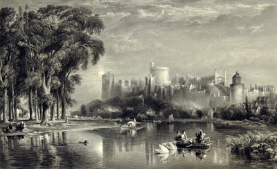Castillo de Windsor desde el noroeste de William Richardson