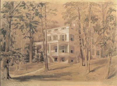 La Casa de John James Audubon, Nueva York de William Rickarby Miller
