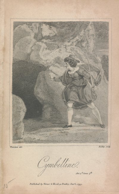 Cymbelline, Acto II, Sc. 7 de William Ridley
