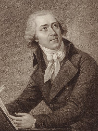 Retrato del compositor Leopold Kozeluch 1747-1818, 1797 de William Ridley