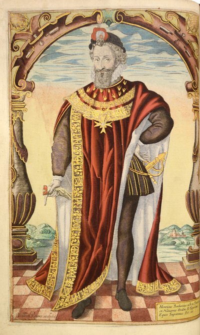 Enrique IV de Francia, de Honor Militar y Civil, William Segar, pub. Robert Barker, Londres, 1602 de William Rogers
