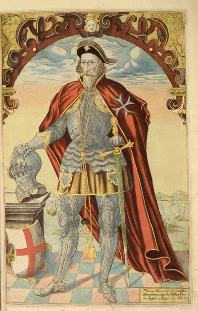 Sir Thomas Docwra, de Honor Militar y Civil, William Segar, pub. Robert Barker, Londres, 1602 de William Rogers