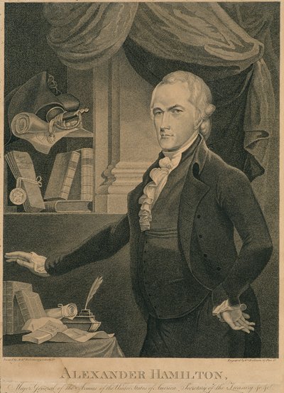 ALEXANDER HAMILTON, General Mayor de los Ejércitos de los Estados Unidos de América. Secretario del Tesoro &c &c de William Rollinson