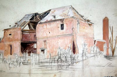 Un granero de William Rothenstein