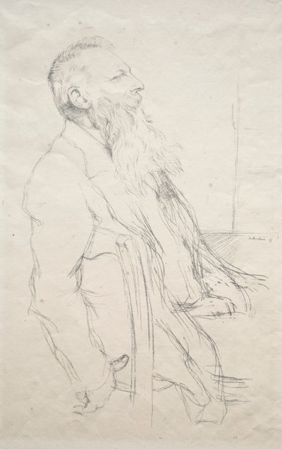Auguste Rodin, 1897 de William Rothenstein