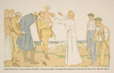 Granjeros y soldados en la tierra. El triunfo de la democracia (título original) Gran guerra: los esfuerzos y los ideales de Gran Bretaña (título de la serie) The Great War: Britain
