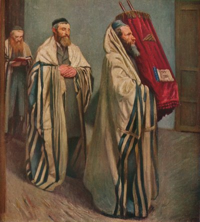 Llevando la Ley de William Rothenstein