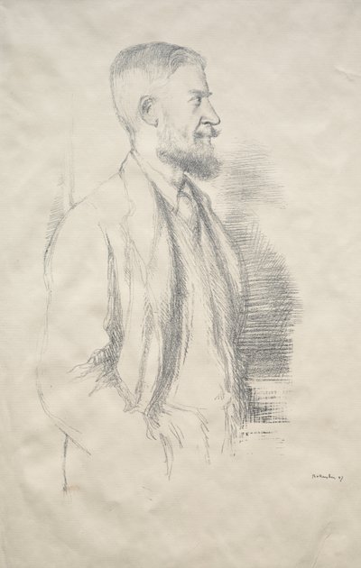 George Bernard Shaw de William Rothenstein