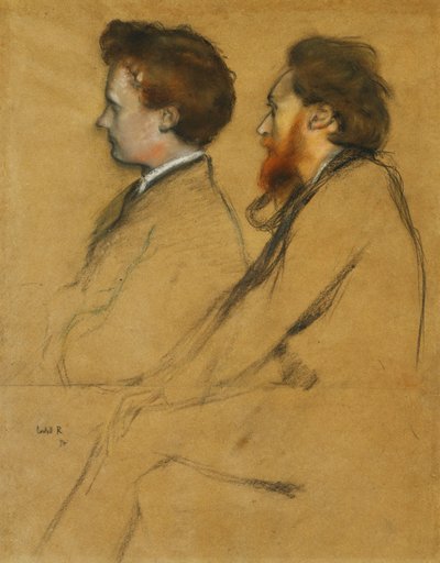 Sr. Charles Ricketts y Sr. Charles Hazlewood Shannon de William Rothenstein
